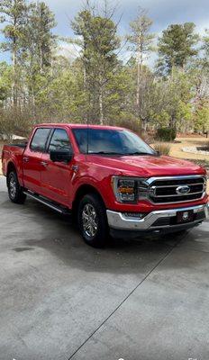 Ford F150 interior and exterior detail