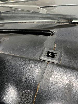 The "repaired" dash