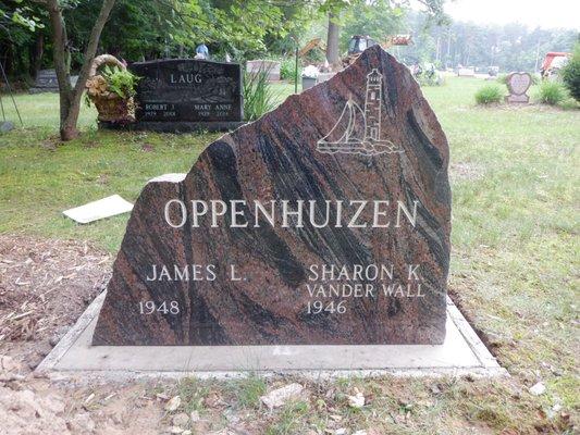 Custom Granite Memorial