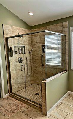 New shower