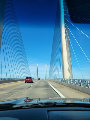 Charles W. Cullen Bridge (northbound to Delaware Seashore State Park and Dewey points).