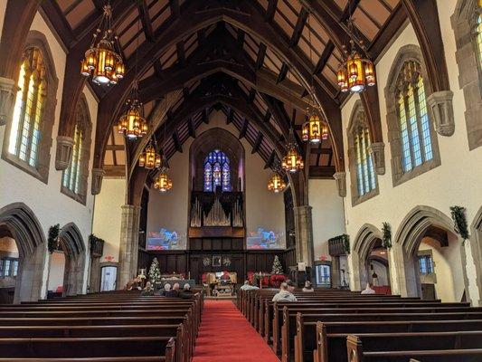 Pre-event offered a terrific view of the sanctuary.