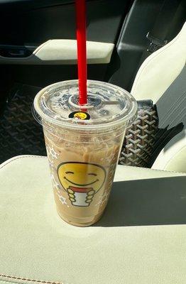 Super skinny turtle iced latte