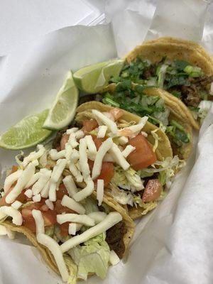 American and Mexican Tacos