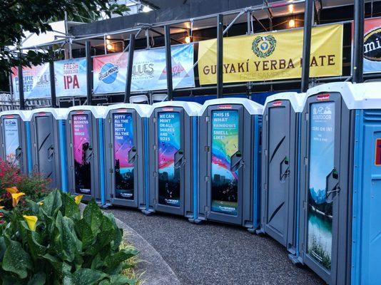 Porta Potty Graphics - Waterfront Blues Festival