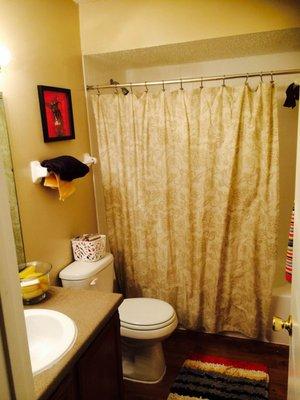 Large Two Bedroom Guest Bathroom