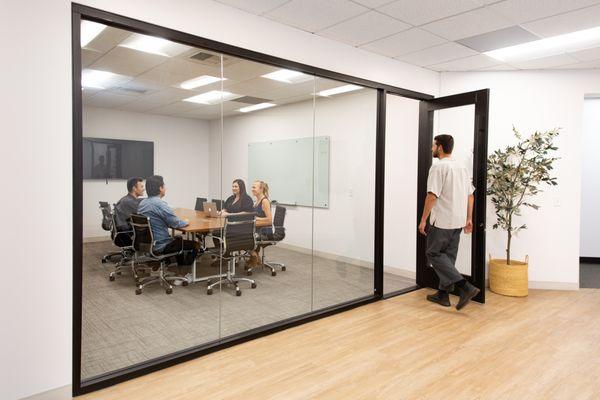 Conference Room with whiteboard and TV connectivity