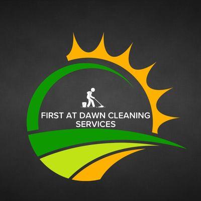 FIRST AT DAWN CLEANING SERVICES BUSINESS LOGO