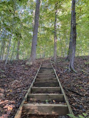 Stair going the hill