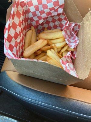 Yes, these are $7 fries, folks.