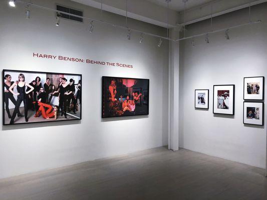 An installation shot of our Harry Benson exhibition "Behind the Scenes"