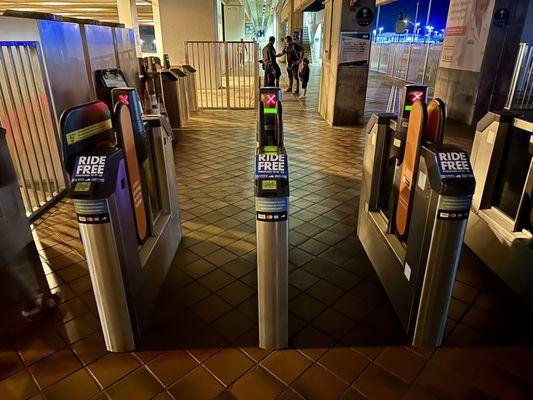 Hard to believe, Miami Metrorail is free for tonight's game