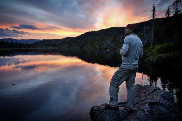 Remote wilderness pond.