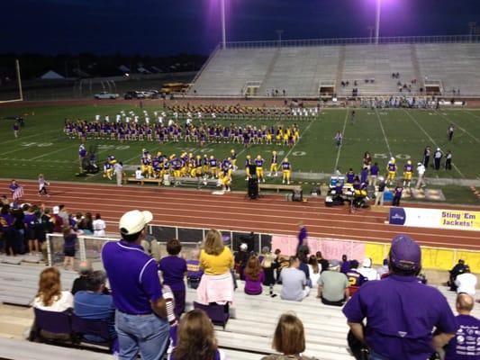 Thursday Night Lights! 10/22/15. My Alma Mater C.E. Byrd Yellow Jackets vs. Green Oaks Giants! Sting 'em!!