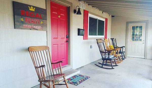 Loving my front porch! Come on down and sit a spell! Let's talk Real Estate!