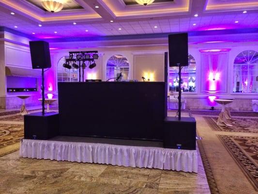 Afterhours Music conceals all equipment and cords for a nice clean look!