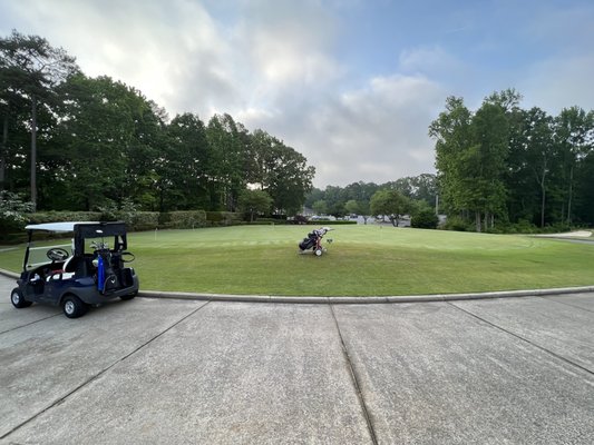 putting practice area