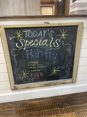 Check the daily special. It includes desert.