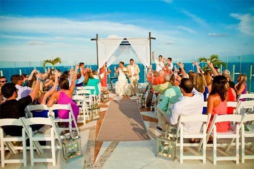 All-inclusive beach destination wedding