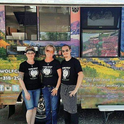 Our Dream Team from left to right: Kristen Walsh, Owner/Operator, Angela Strickland, Prep/Line Cook and Matthew White, Executive Chef