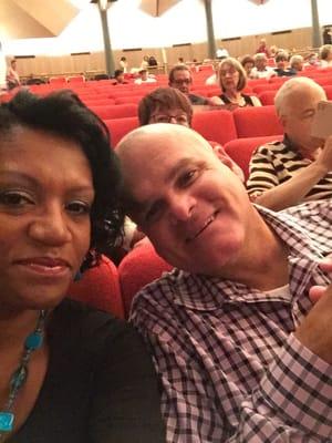 My honey and I at the Laurie Auditorium.