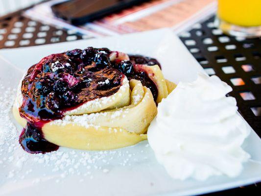 Blueberry crepe