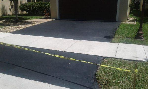 Sealcoat driveway