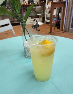 The Perfect Pucker shaken lemonade