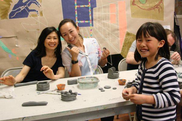 Friday Night Events for all ages - Family Pottery Night