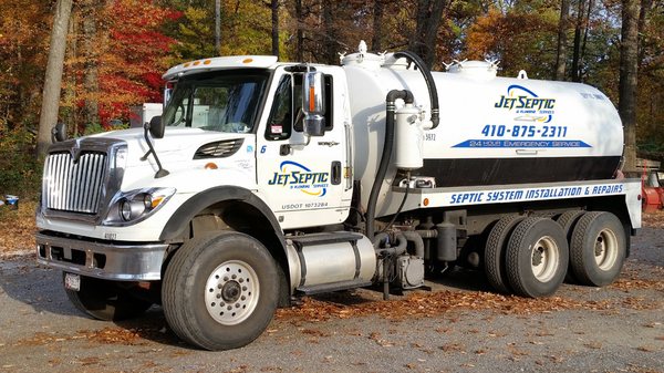 Jet Septic and Plumbing Services Pumping Truck for Septic