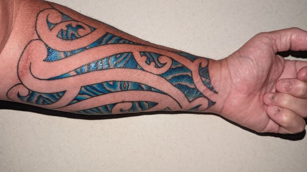 Maori pau tattoo