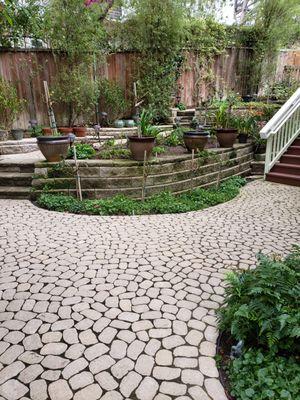 Garden path pavers