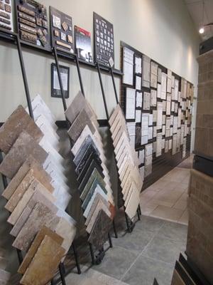 stone tiles: marble, limestone, travertine, and granite