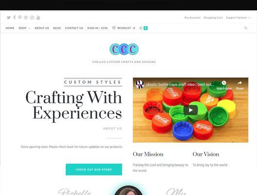 CHELLES  CUSTOM CRAFTS Crafting With Experiences​ SEO: Richelle Stovall