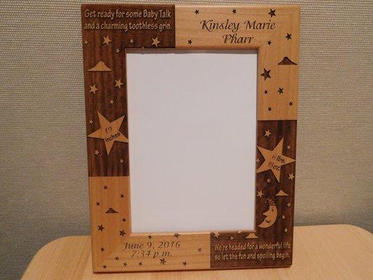 Baby Announcement Picture Frame