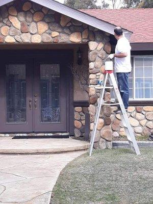 Need a painter? 
.
Call Christy's Cleaning Services/ Handyman. 
.
(714)261-1777