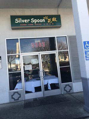 Silver spoon entrance