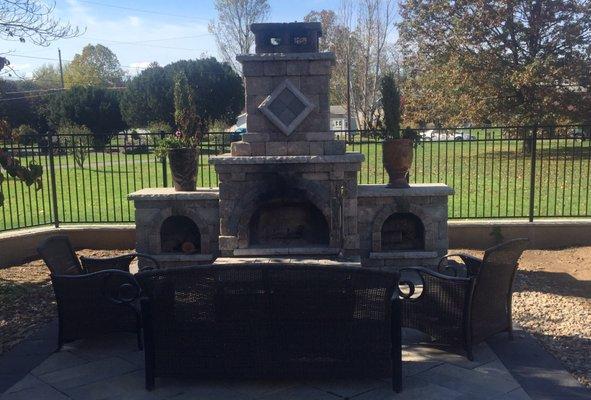 Outdoor Fireplace