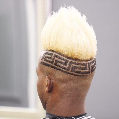 Design with bald fade