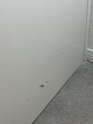 Grout in walls