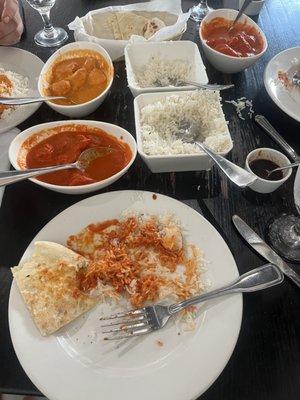 Chicken Tikka Masala and Lahori Chicken Curry