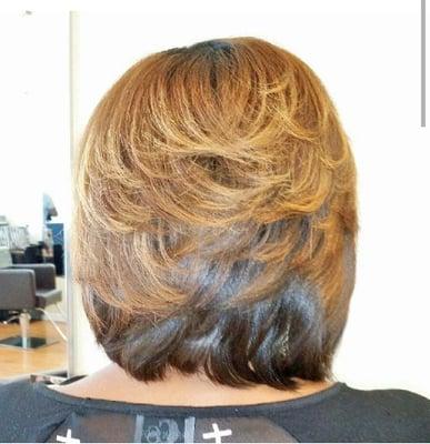 Cut and natural blowout