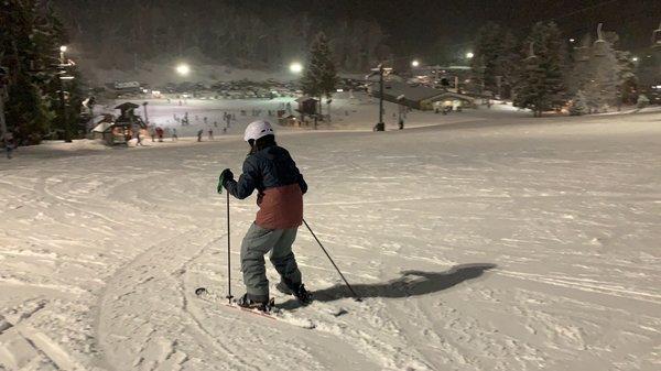 First time down. Great slope!