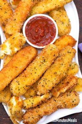 Typical Mozarella stick that normal people eat