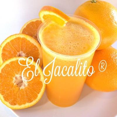 Fresh made orange juices in the morning