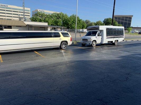 Cadillac Escalade 
Party bus