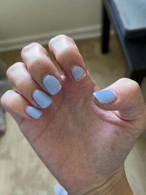 SNS manicure