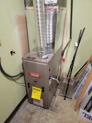 80% efficient furnace replacement!