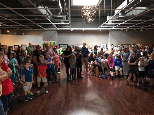 Panama City Center for the Arts hosted the Paul Brent Endangered Species Children's Art Show & Contest. This year is The Butterfly!