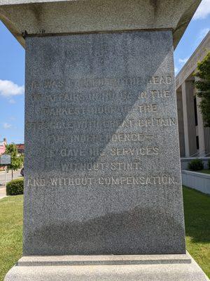 Richard Caswell Monument, Kinston